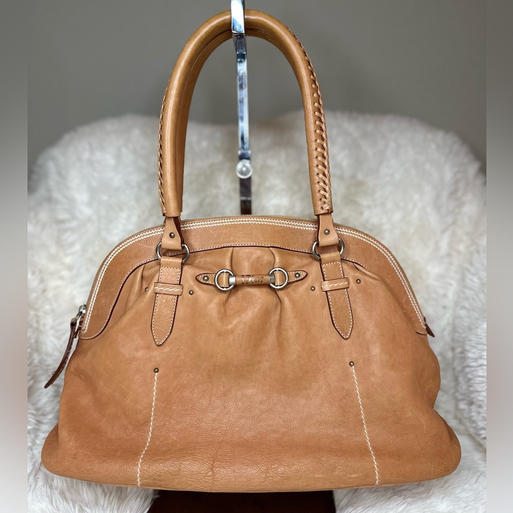 Christian Dior Satchel Leather Bag